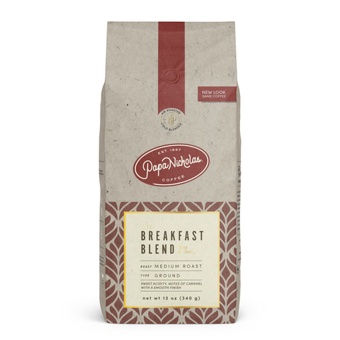 Ground, 12 Ounce Breakfast Blend