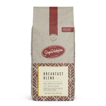 Whole Bean, 11 Ounce Breakfast Blend